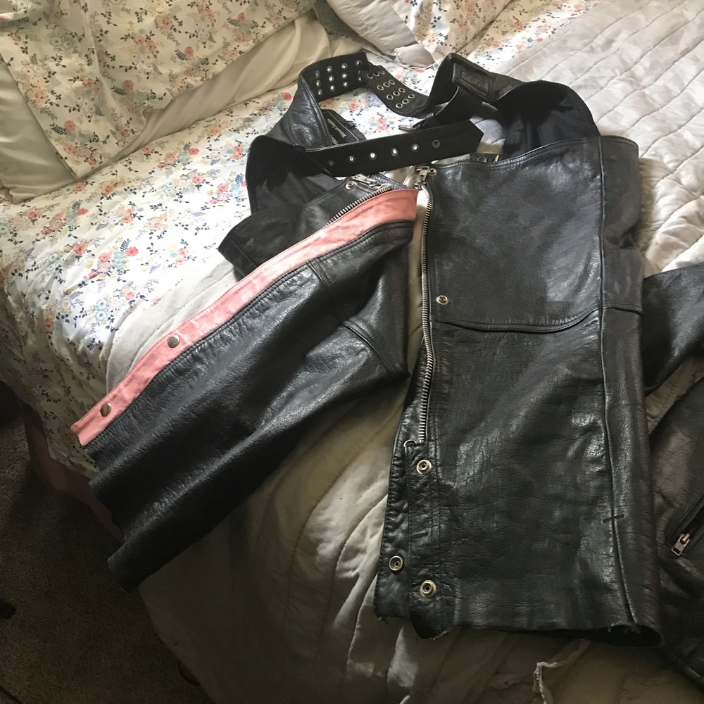 Leather chaps
